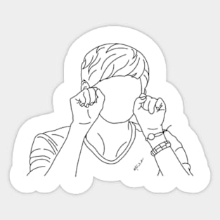 High Kick 3 Sticker